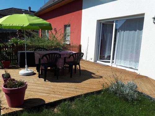 陽台/露台, Le Cocon d'Alsace in 朗斯帕克勒巴