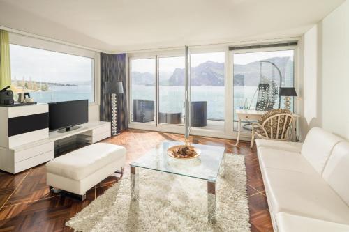 View, Seehotel Pilatus in Hergiswil