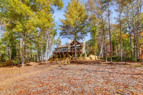 Waterfront Ellijay Retreat - Fire Pit and Lake Views