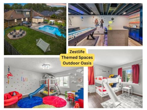 Zestlife-LuxuryEscape-ThemedRooms-Pool-GameRoom · Castleton