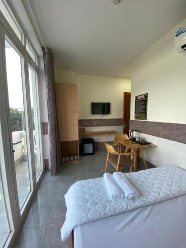 1 double bed