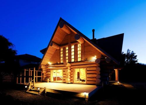 一度だけでも体験してほしいイエローシーダーハンドカットカナディアンログハウス, Karuizawa