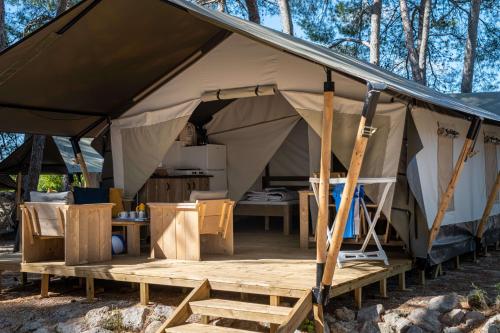 Safari Tent Comfort room in Easyatent Safari tent Comfort Krk
