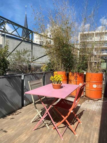 Rare ! LOFT Atypique Centre-Ville Parking Jardin