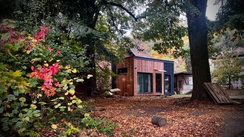 ทัศนียภาพภายนอกโรงแรม, tiny house BARACZEK Brno-Jundrov, ulice Veslařská (tiny house BARACZEK Brno-Jundrov, ulice Veslarska) in ยุนดรอฟ