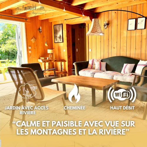 * Magnifique Chalet entre les pistes et la ville * gîte à louer Campan