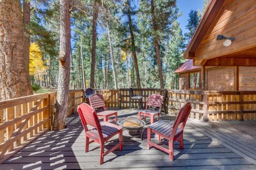 Tranquil Angel Fire Cabin with Deck Golf and Fish! in Angel Fire, USA