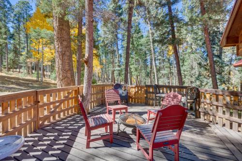 Tranquil Angel Fire Cabin with Deck Golf and Fish!