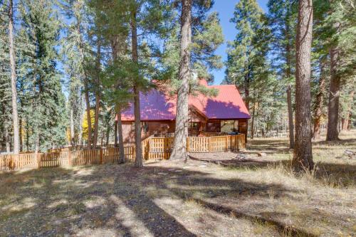 Tranquil Angel Fire Cabin with Deck Golf and Fish!