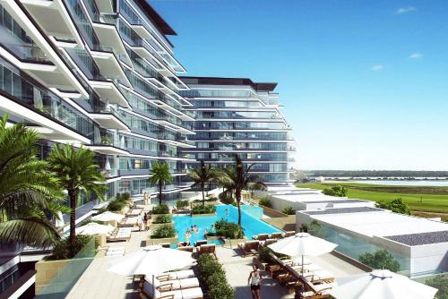 Mayan, Yas Island Tranquil Getaway, Spacious 1-BR with Oceanfront Charm