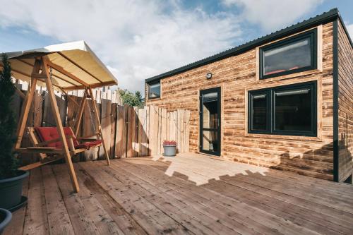 Idyllisches Tiny House mit Sauna