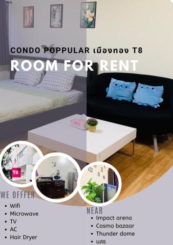 Condo poppular T8 fl14