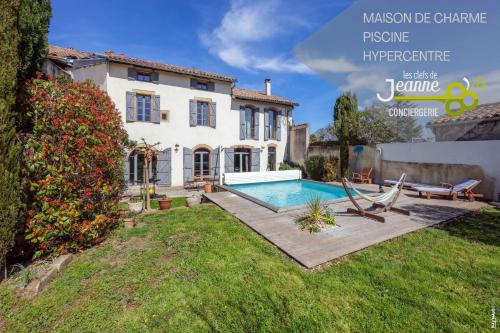 Maison de charme - Piscine - Hypercentre - 300m2 - Lisle-sur-Tarn