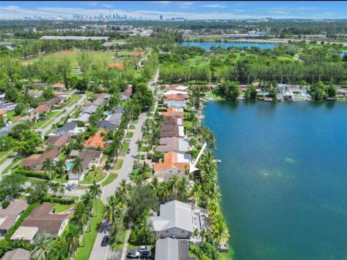 Lake in Miami, USA
