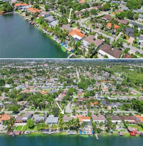 Lake in Miami, USA