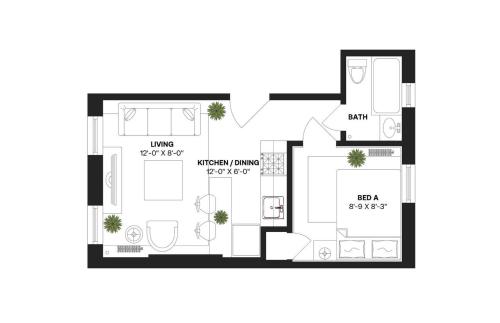 Apartment 283: Columbus Circle in New York, USA