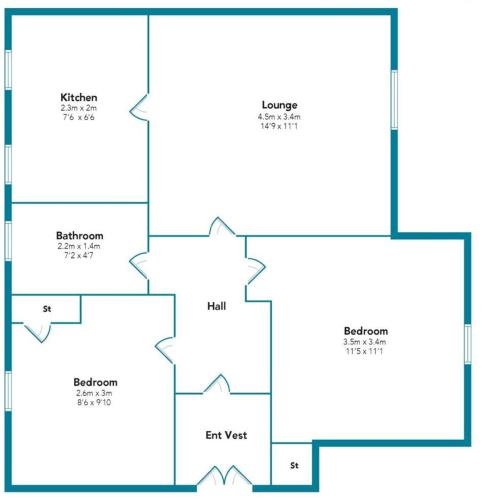 Sanderson Apartment by Klass Living Uddingston