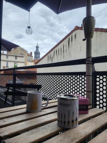 Hypercentre en cœur d'ilot avec terrasse