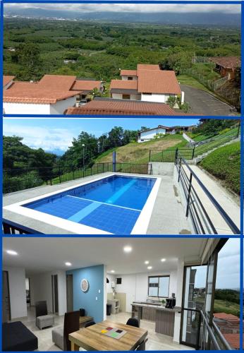 Apartamento con vista espectacular a 5 minutos del parque del café