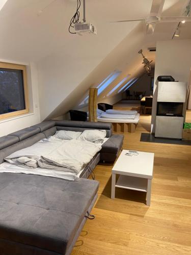 Salzburg-Loft im Stadtteil Leopoldskron-Moos 120qm mit Balkon & Untersbergblick