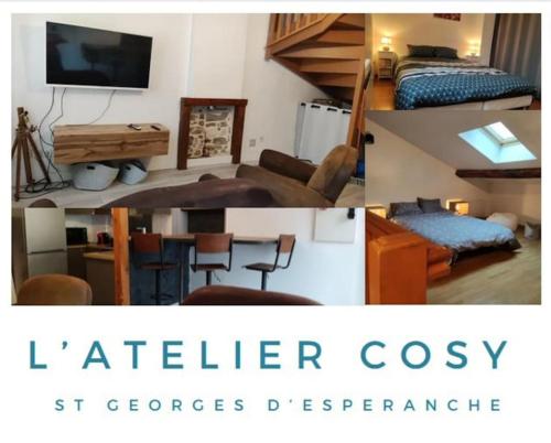 L'Atelier Cosy - Maison de village Atypique - Location saisonnière - Saint-Georges-d'Espéranche