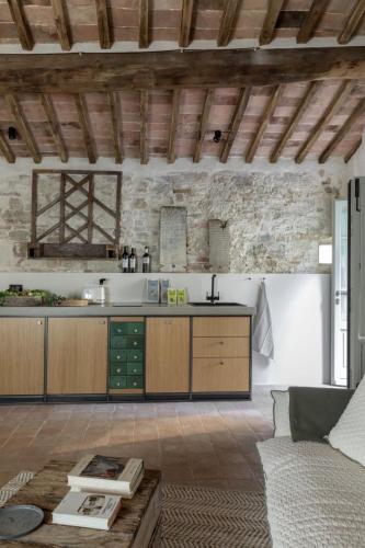 廚房, Agriturismo Borgo d'Asso in 聖焦萬尼達索