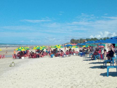 Flat Mar Brasil Tropical - Apartamento de 2 Quartos com Suite e Vista do Mar