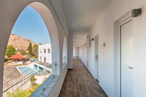 Vestíbulo, Belmare Hotel in Lindos