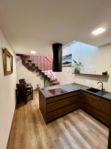 köök, Loftový apartmán Laura (Loftovy apartman Laura) in Svetla Nad Sazavou