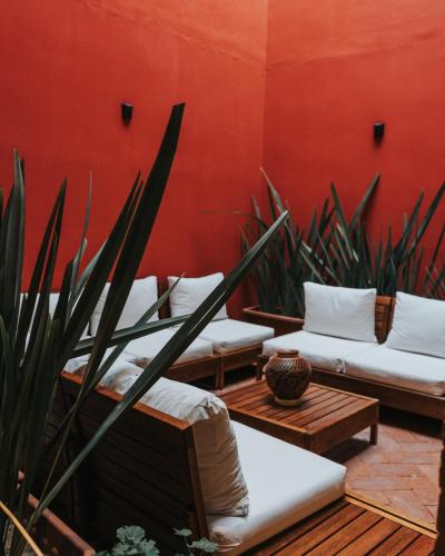 오악사카 Hotel Casa Puga 4성급 호텔 수영장