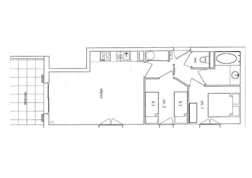 Létesítmények, Appartement jolie vue, 6 personnes, 2 chambres - HC04 in Beaufort (Rhône-Alpes)
