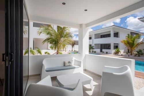 陽台/露台, Oasis luxury apartment in Jan Thiel - close to the beach in 詹席爾