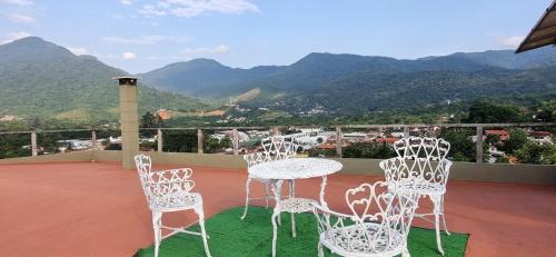 ระเบียง/ชานเรือน, Suite Ilhabela - com varanda e vista panorâmica (Suite Ilhabela - com varanda e vista panoramica) in บาร์ราเวลยา