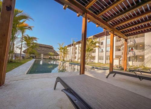 Acogedor apartamento con alberca