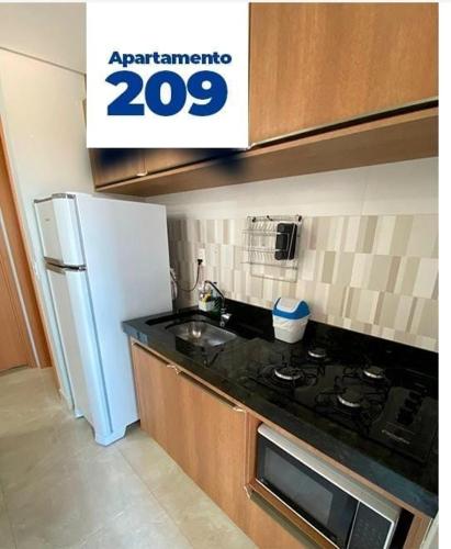 CALDAS NOVAS - RECANTO DO BOSQUE Flat Service AP209 in Caldas Novas