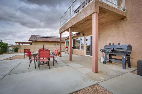 Family Helendale Home - Private Dock and Fire Pit!