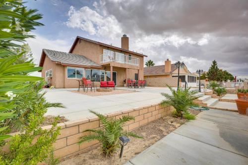 Family Helendale Home - Private Dock and Fire Pit!