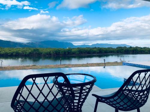 Erkély/terasz, Lake Side Villa Naisoso in Naisoso Sziget