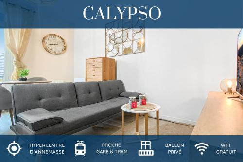 CALYPSO - Hypercentre - Proche Gare & Tram - Balcon - Wifi - Location saisonnière - Annemasse