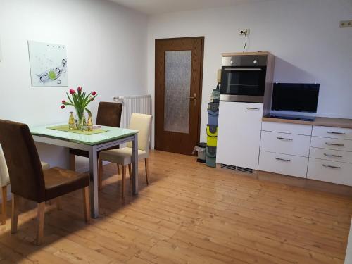virtuve, Ferienwohnung am Nationalpark Hunsrück Hochwald (Ferienwohnung am Nationalpark Hunsruck Hochwald) in Abentheuer