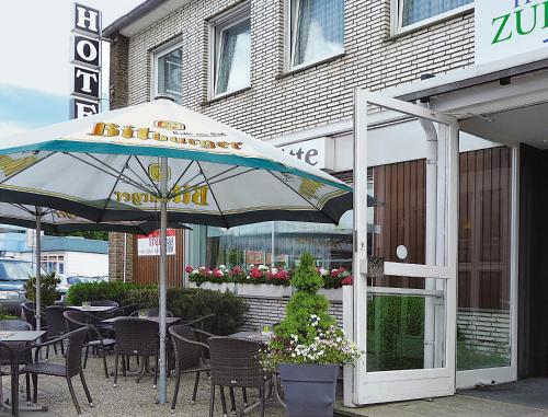 Kilátás, Hotel Zur Aue in Wesel