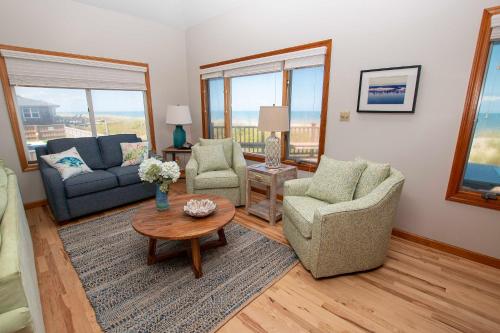OCEANFRONT, Ocean views, beach walkway, screened porch, O3, Duckaway, Duck (foto 6)