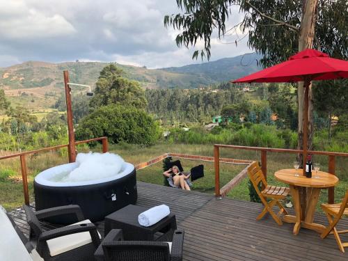 Domo -glamping luna in Ráquira