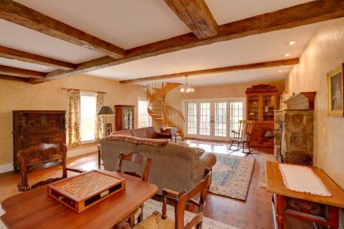 Historic New Lebanon Hideaway on 33 Private Acres!
