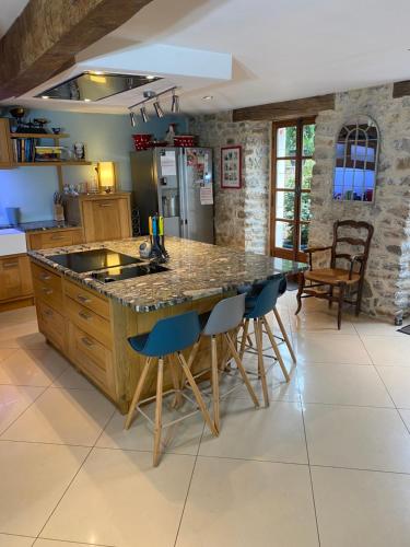 virtuve, Dordogne Farmhouse in Bétaille (Midi-Pyrenees)