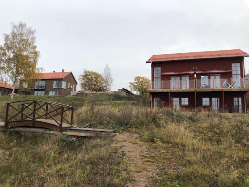 Semi-detached house with lakeview in Tällberg 6 beds