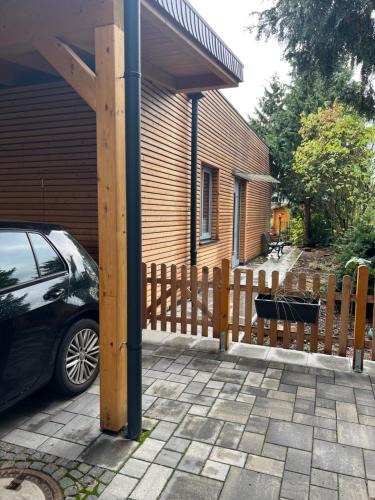 入口, Ferienhaus Ulme in Naunhof Leipziger Neuseenland in 貝爾格爾斯海恩
