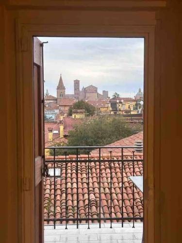 Romantic attic room with panoramic view