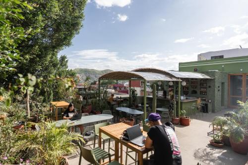 Balcony/terrace, Viajero Oaxaca Hostel in Oaxaca