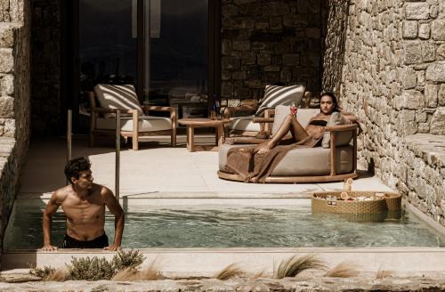 泳池, Enigma Mykonos Hideaway Suites in 阿吉歐尼斯